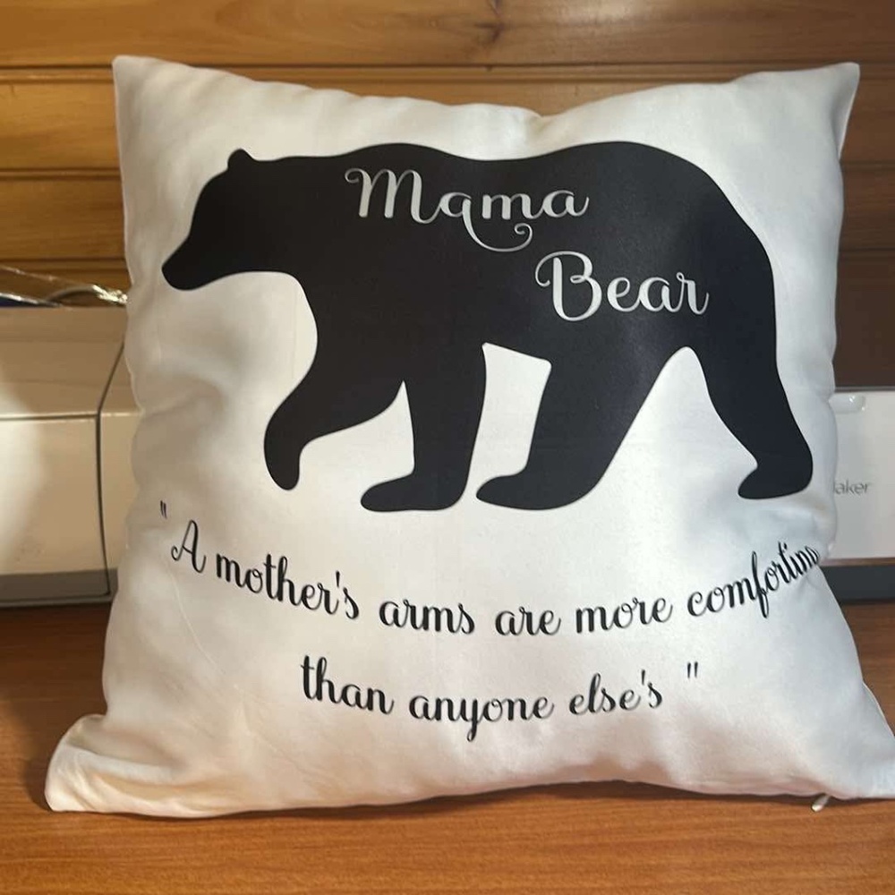 Customized Mother’s Day pillow.